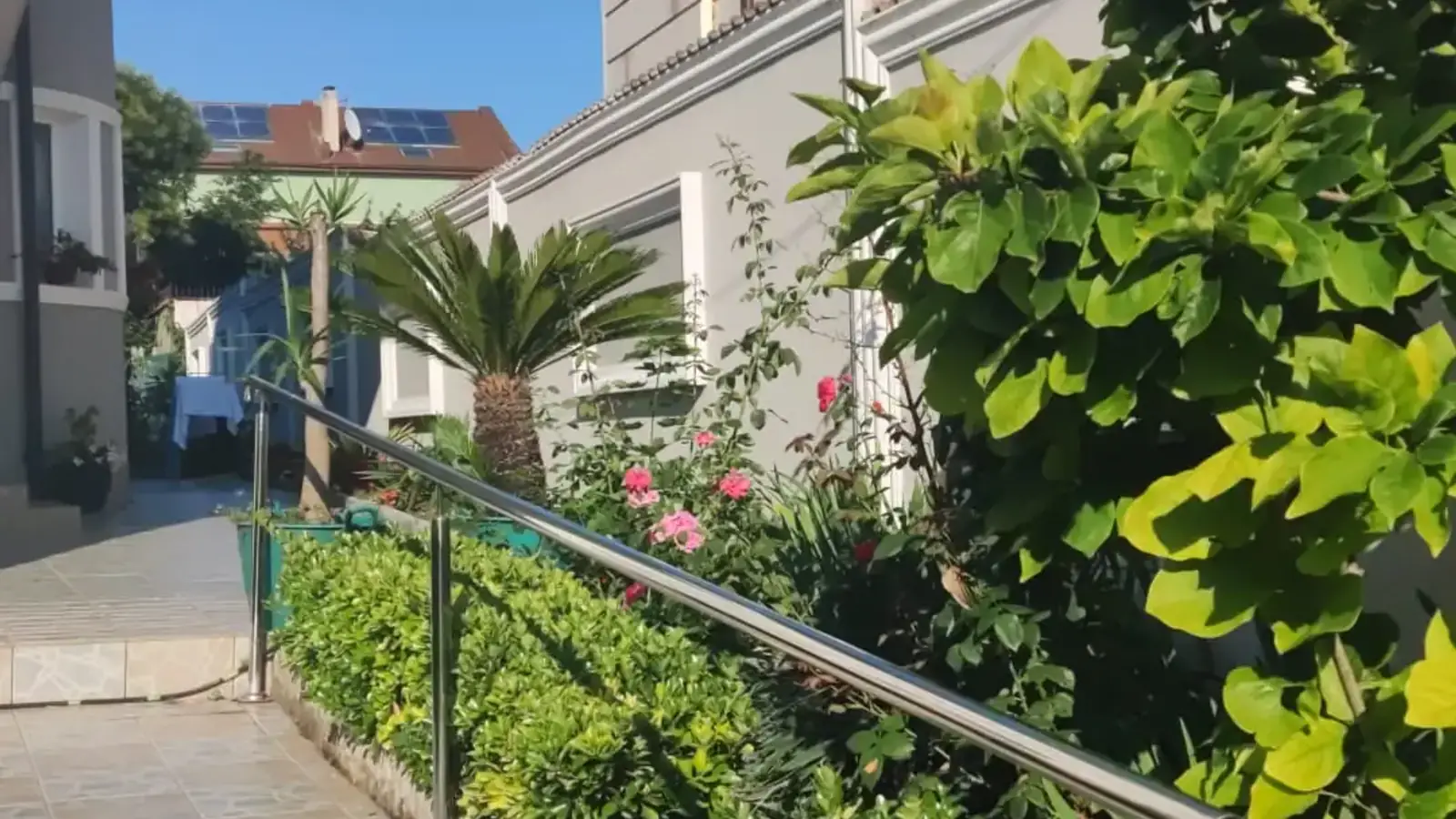 Vila Cătălin – alee și grădină